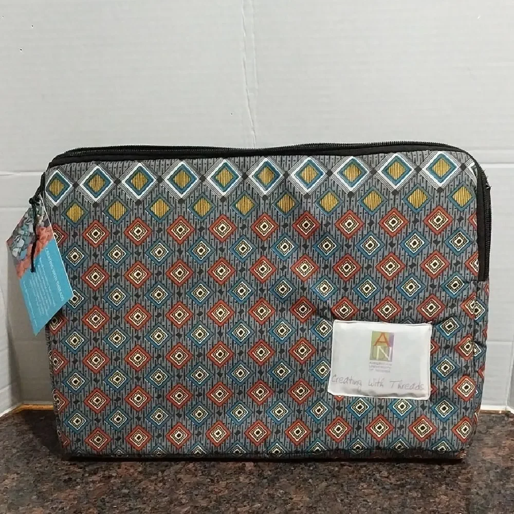 Geometric Patterned Laptop Sleeve...New